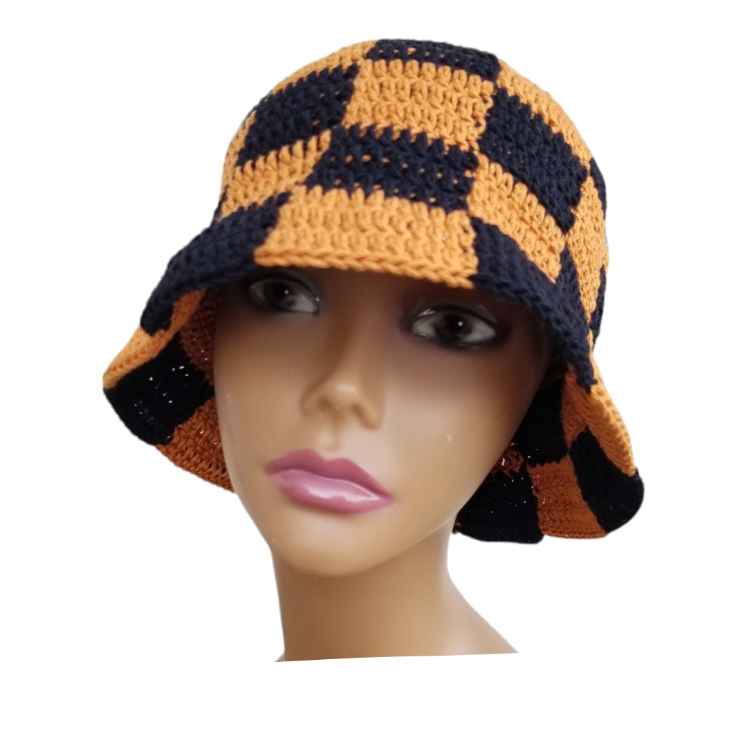 Checkered Bucket Hat