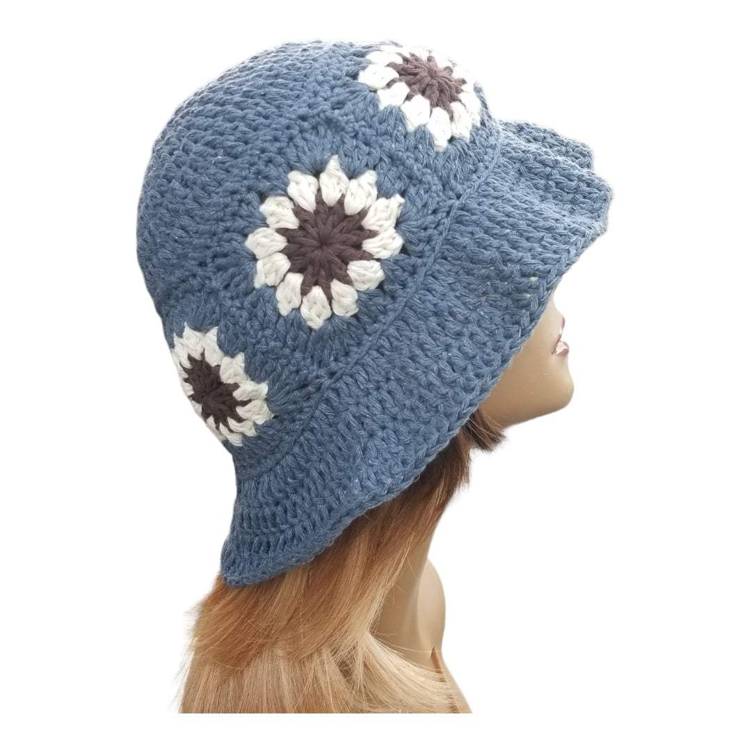 Flower Granny Bucket Hat