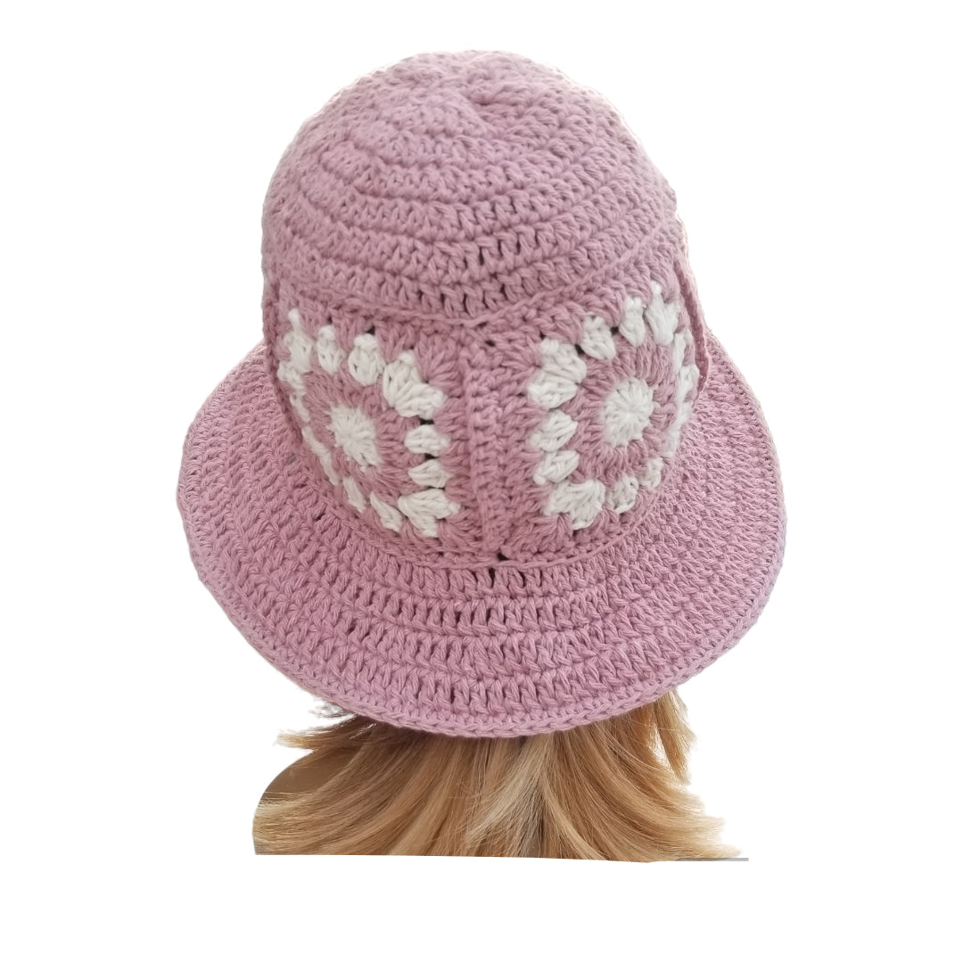 Flower Granny Bucket Hat