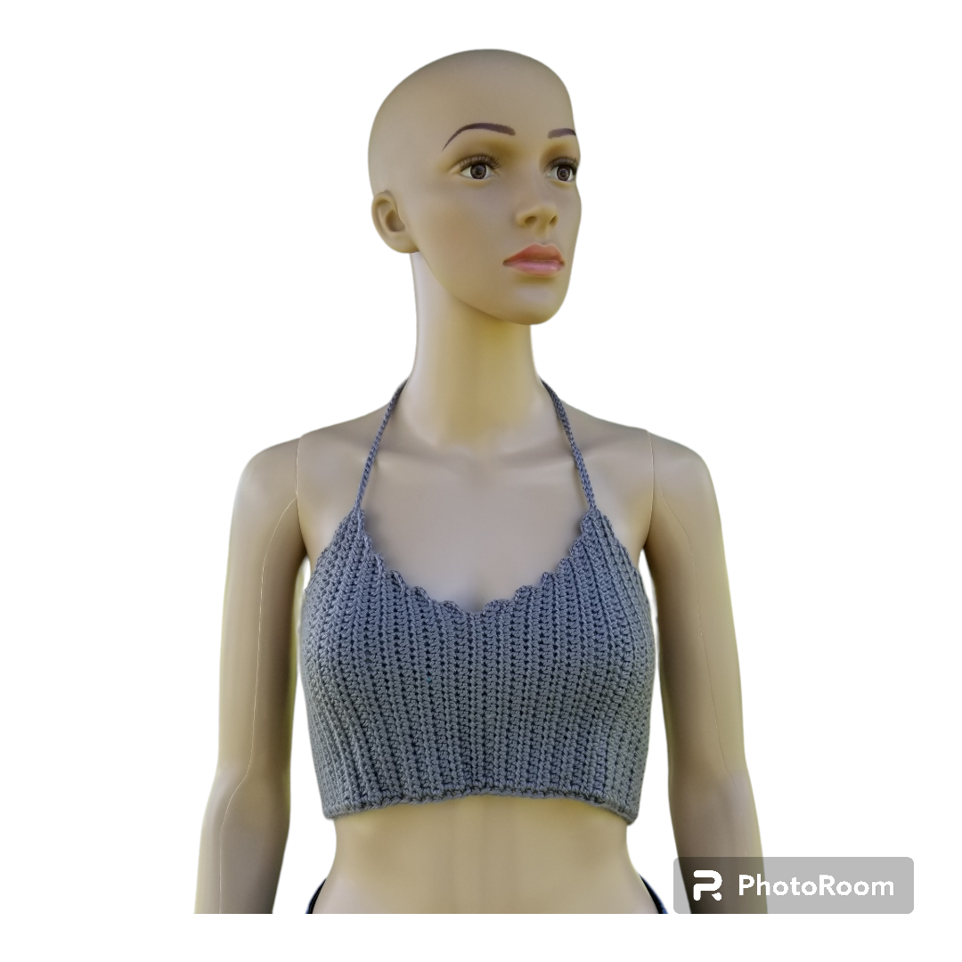 Crop Corset Halter