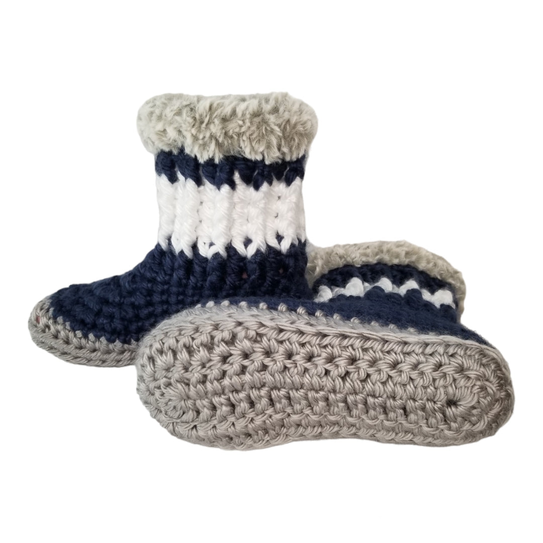 Cozy Slippers - Navy