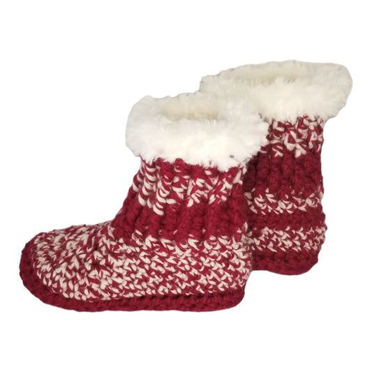 Cozy Slippers - Burgundy