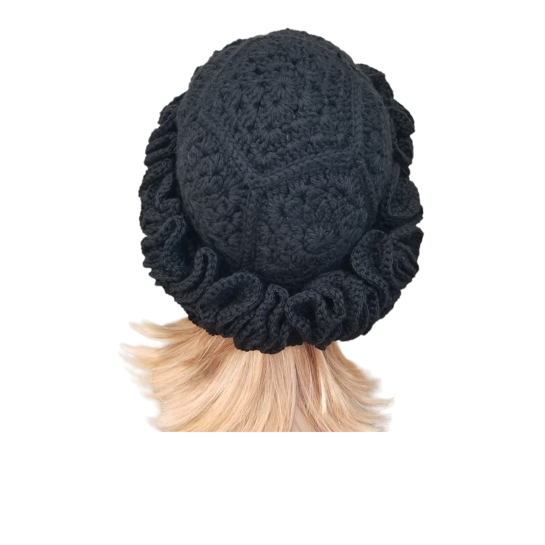 Extreme Ruffle Granny Hat