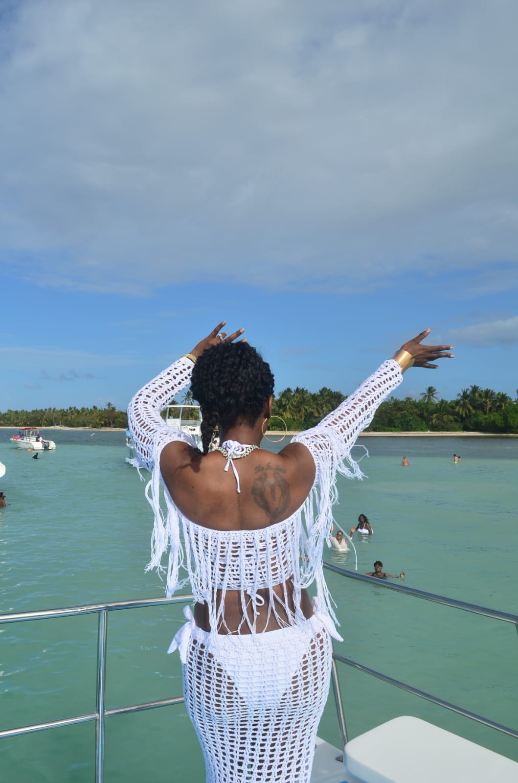 Fringe Two-Piece Cover-Up