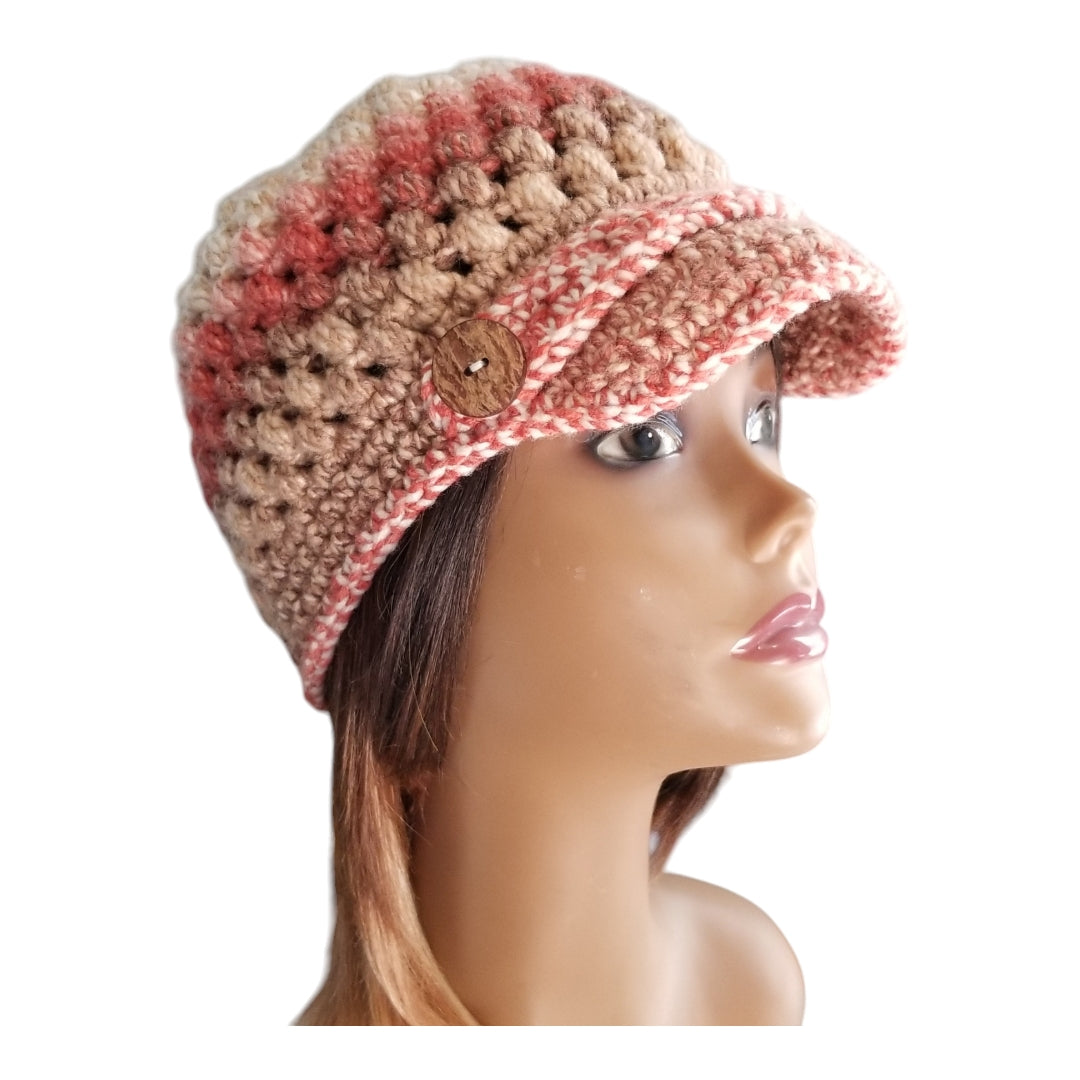 Puffy Newsboy Cap