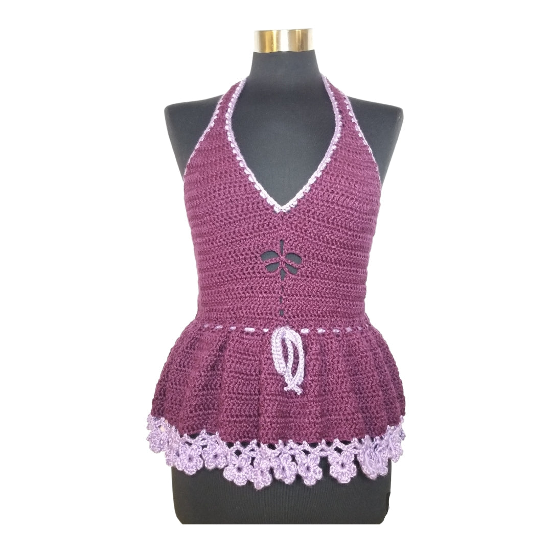 Peplum Halter