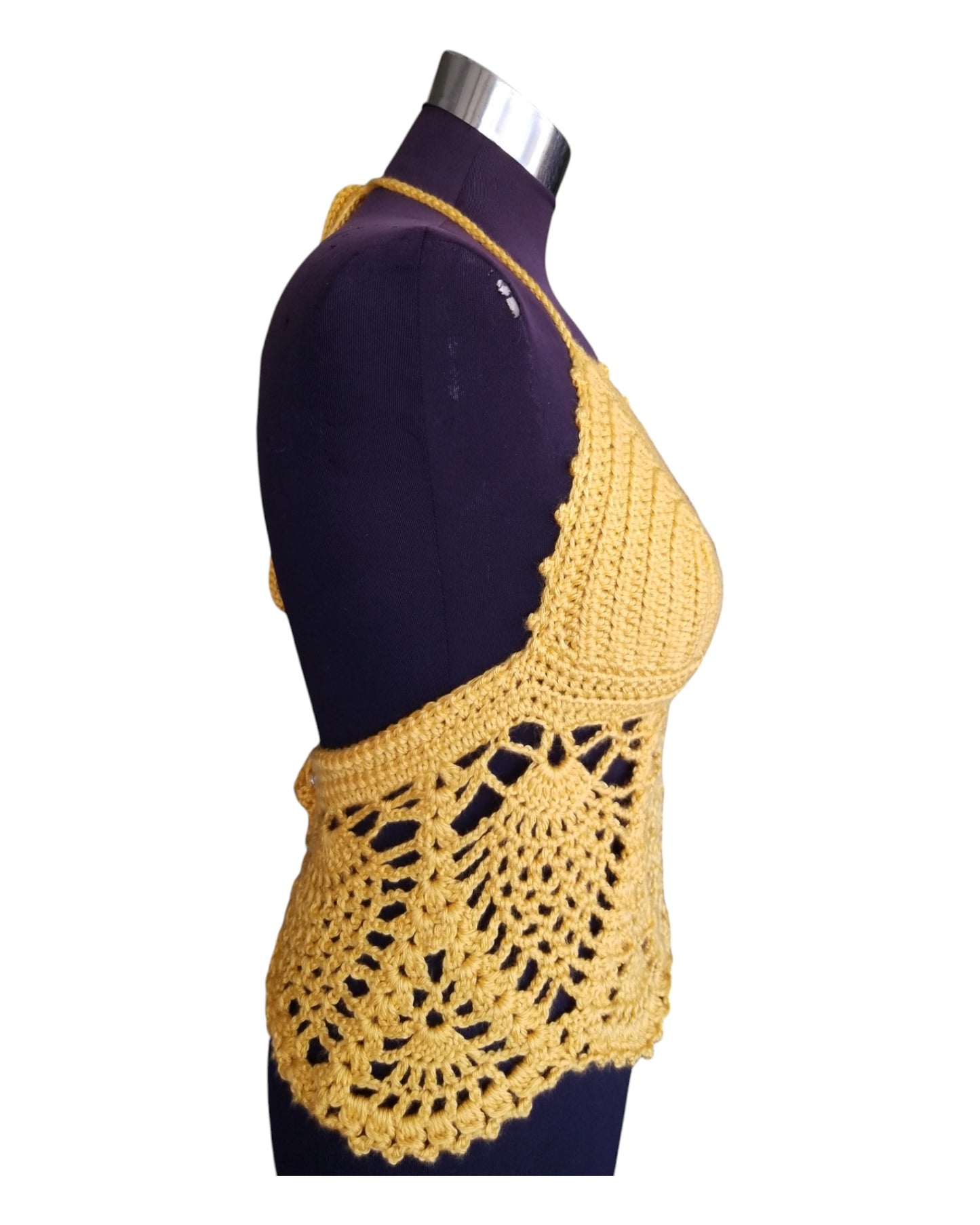 Pineapple Lace Halter