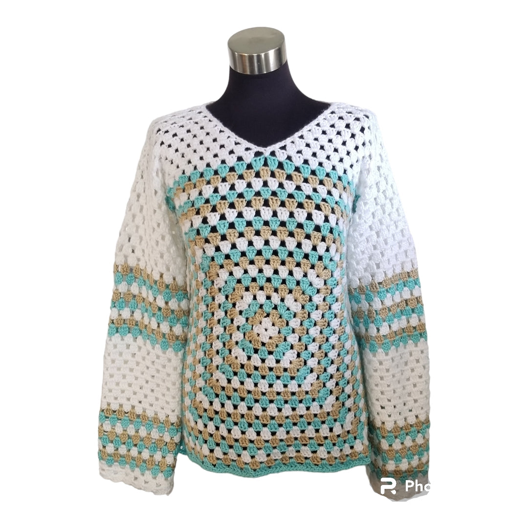 Retro V-neck Sweater