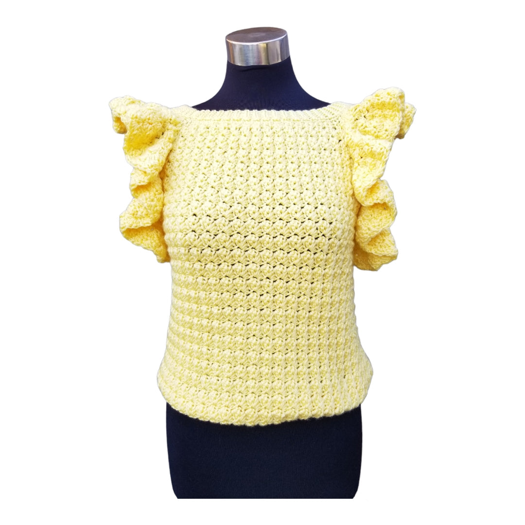 Ruffle Sleeve Top