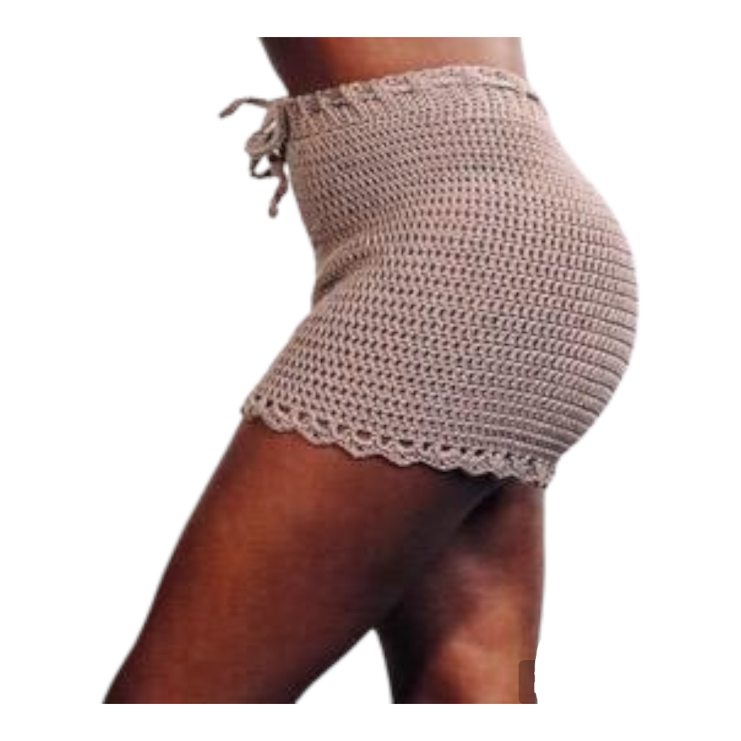 Scalloped Lace Shorts