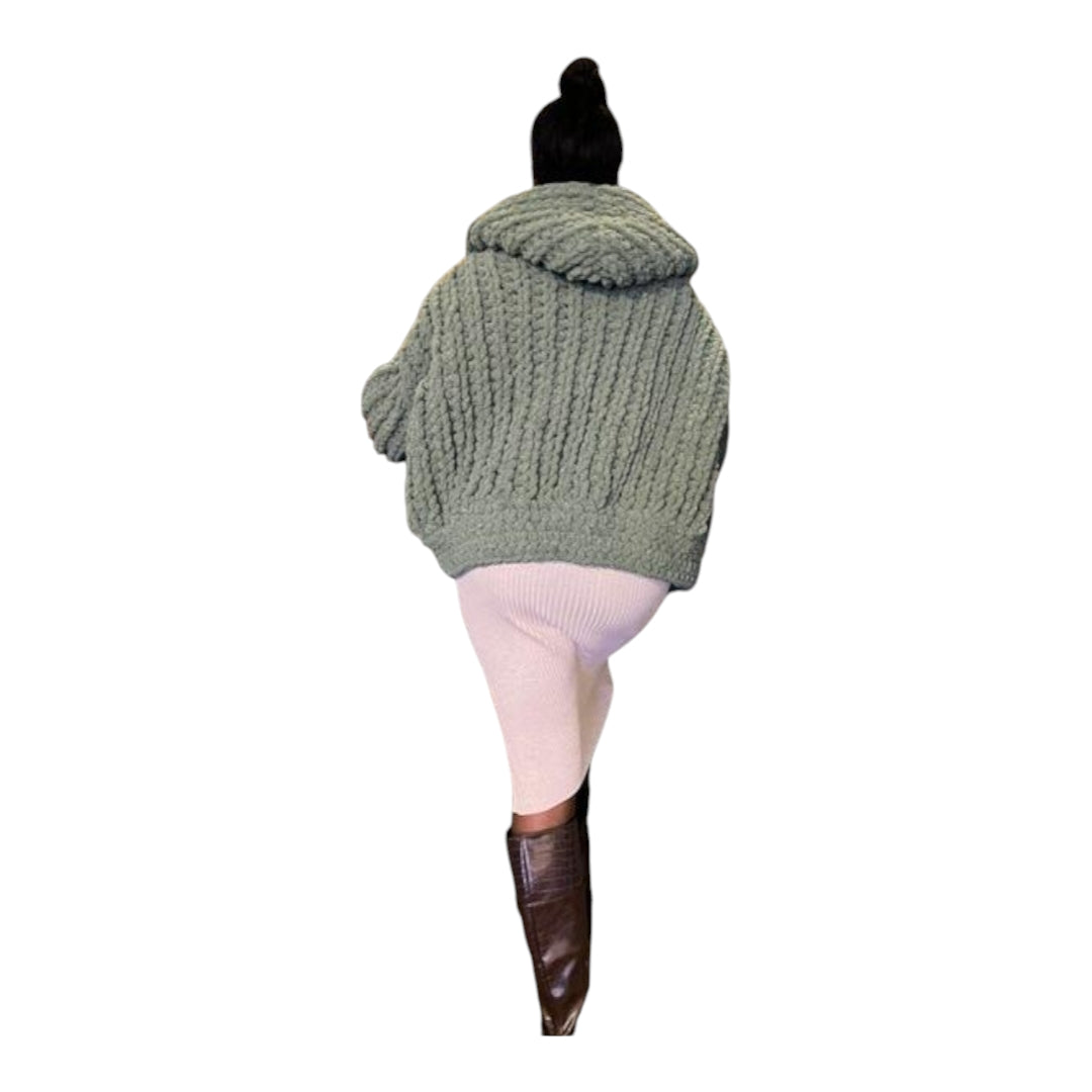 Woven Hooded Coatigan