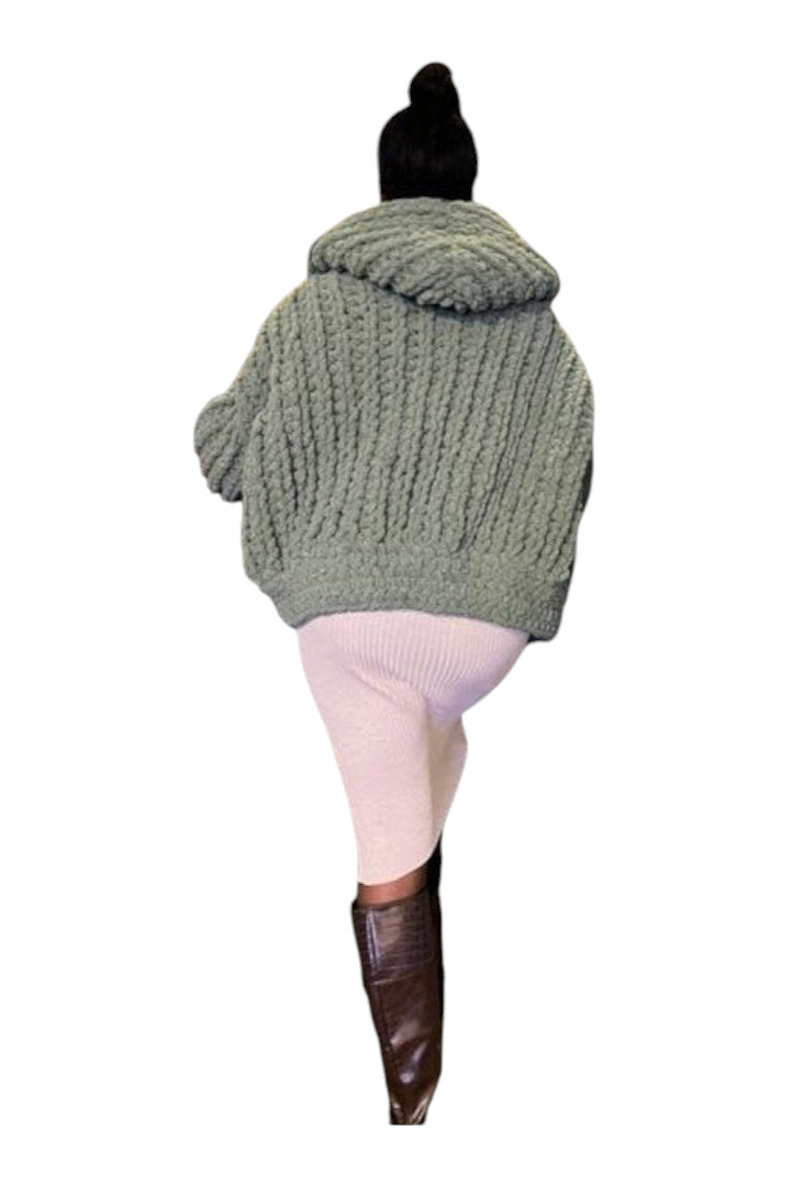 Woven Hooded Coatigan