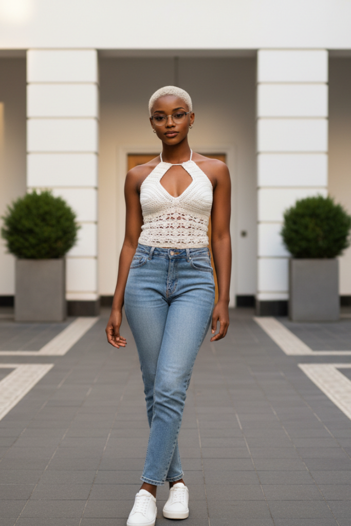 Diamond Shells Halter