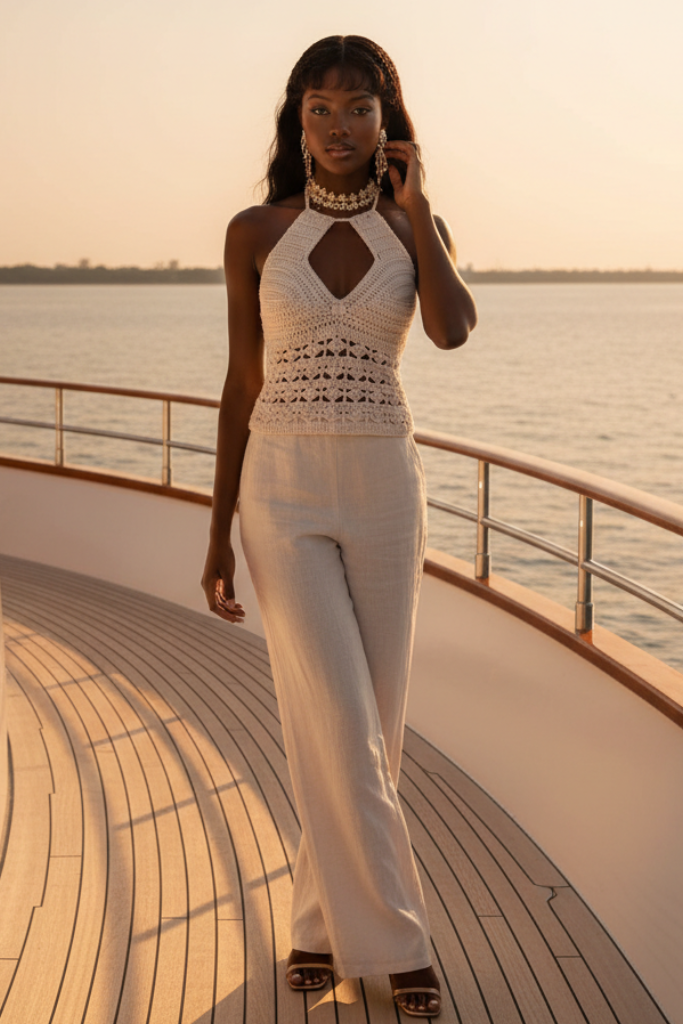 Diamond Shells Halter
