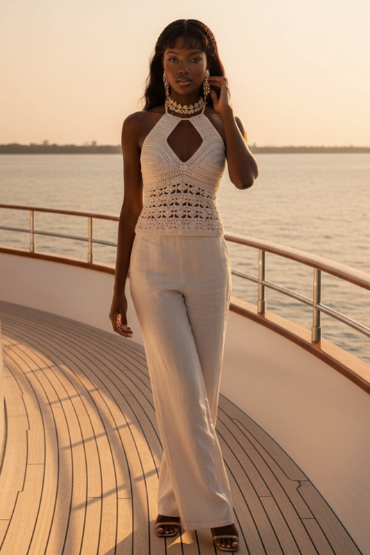 Diamond Shells Halter