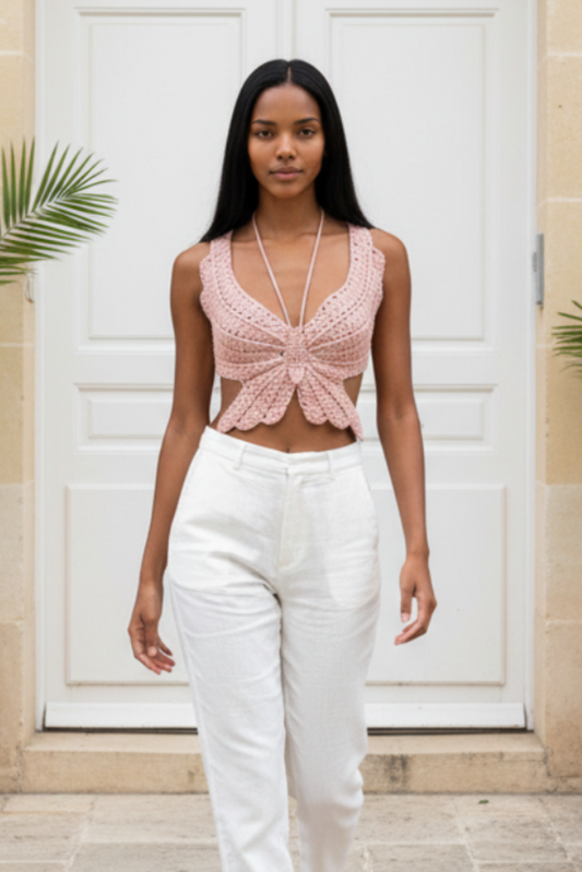 Butterfly Shelly Halter