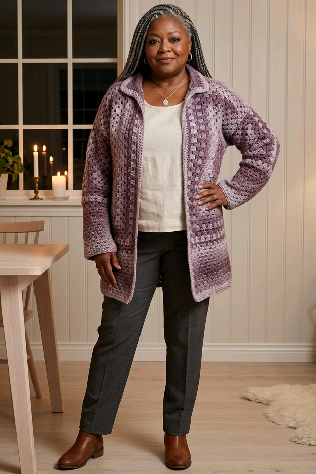 Hexagon Cardigan