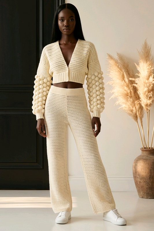 Bobble Crop Cardigan