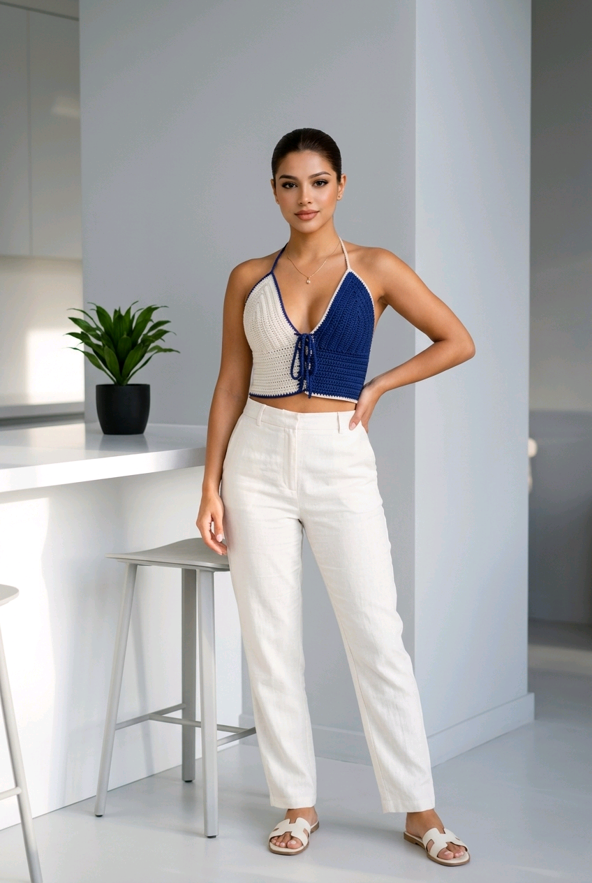 Two-Toned Halter