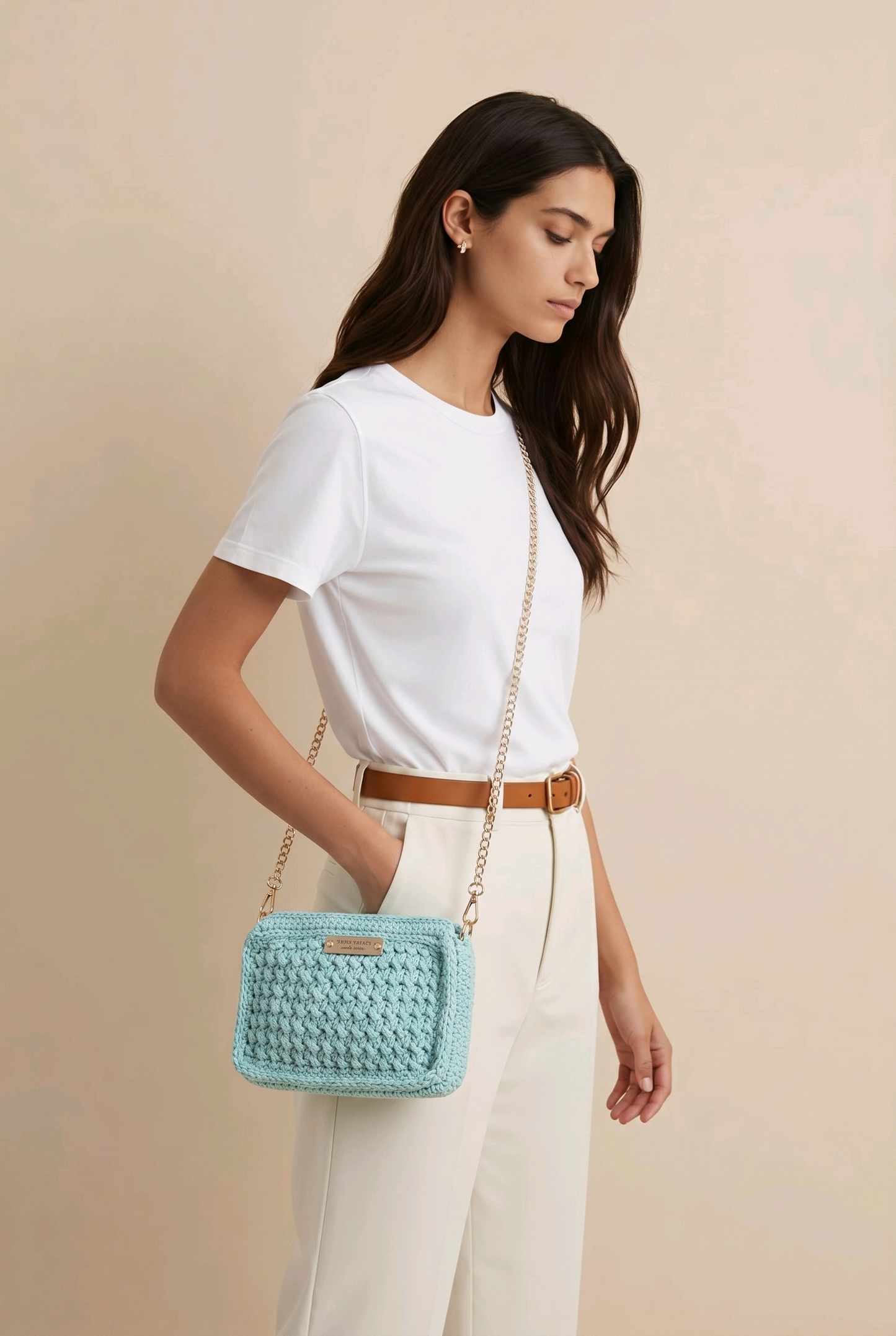 Sea Waves Crossbody Bag