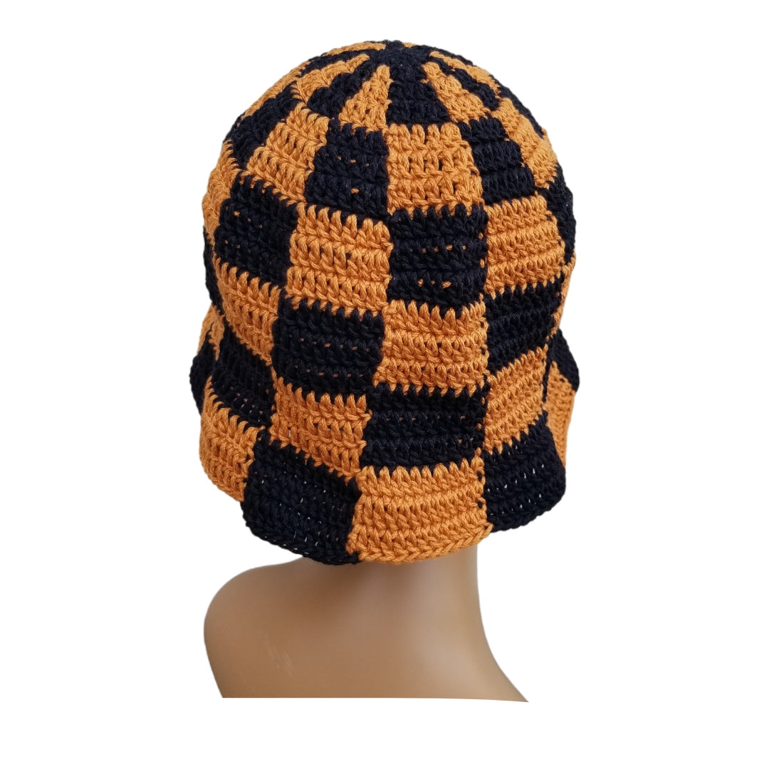 Checkered Bucket Hat