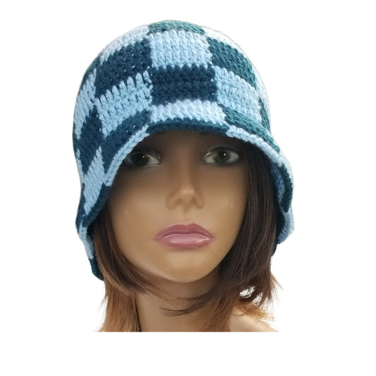 Checkered Bucket Hat