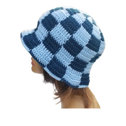 Checkered Bucket Hat