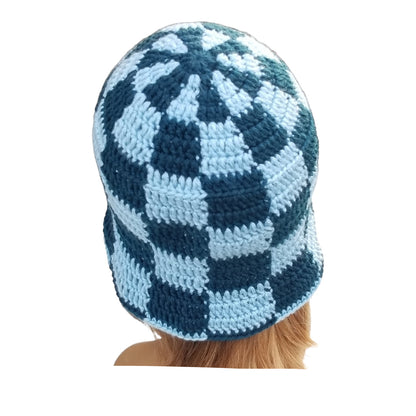 Checkered Bucket Hat