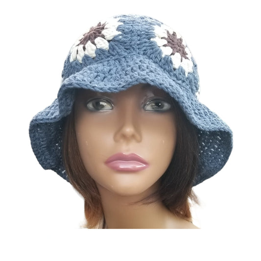 Flower Granny Bucket Hat