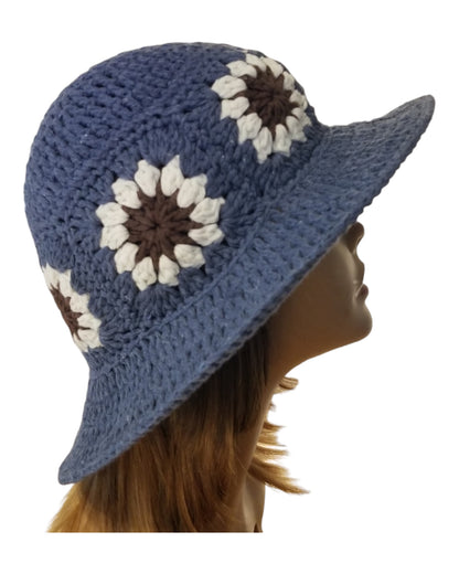 Flower Granny Bucket Hat