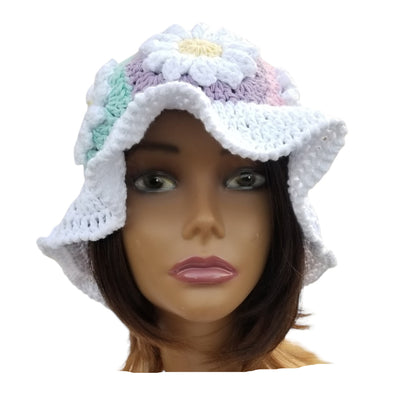 Flower Granny Bucket Hat
