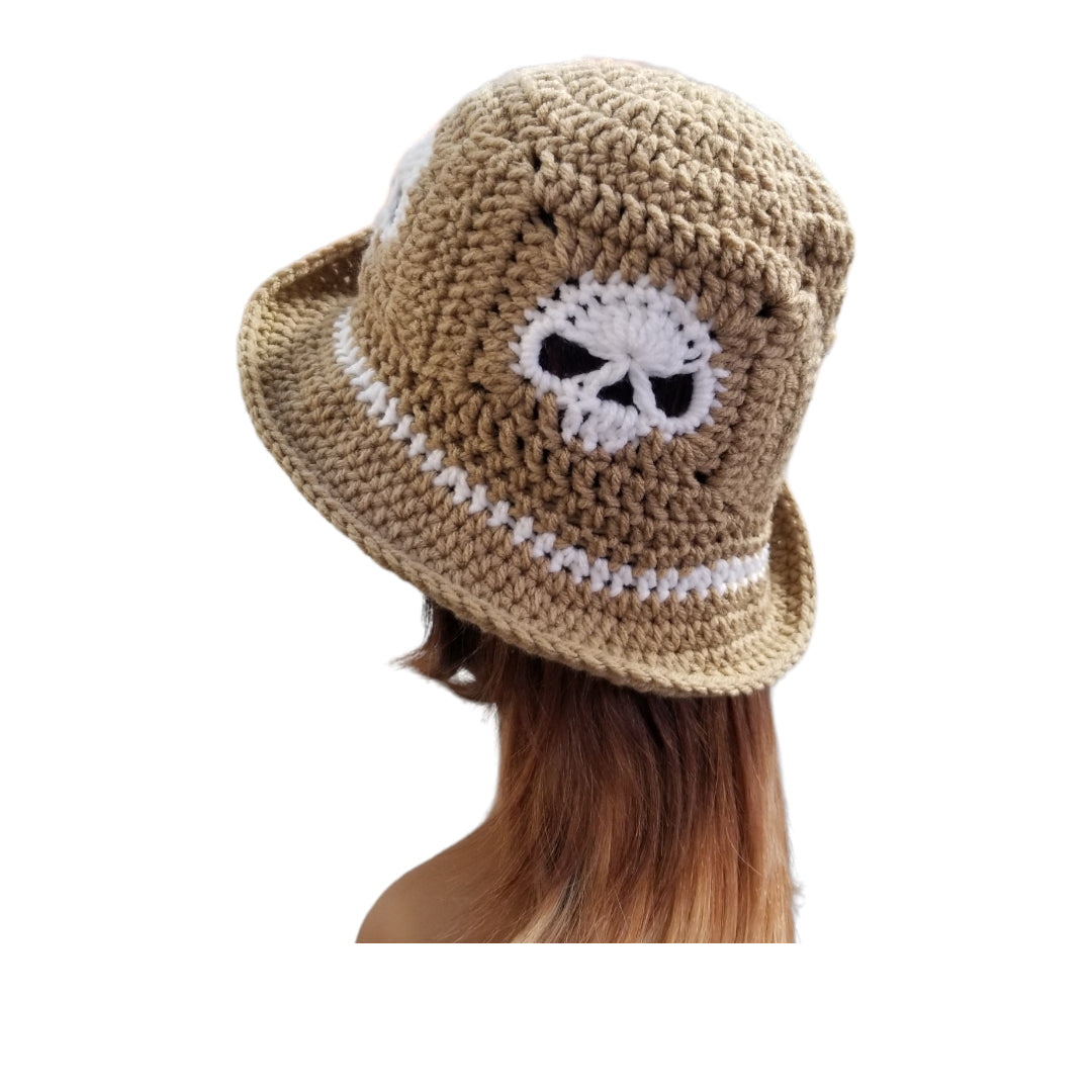 Skull Granny Bucket Hat