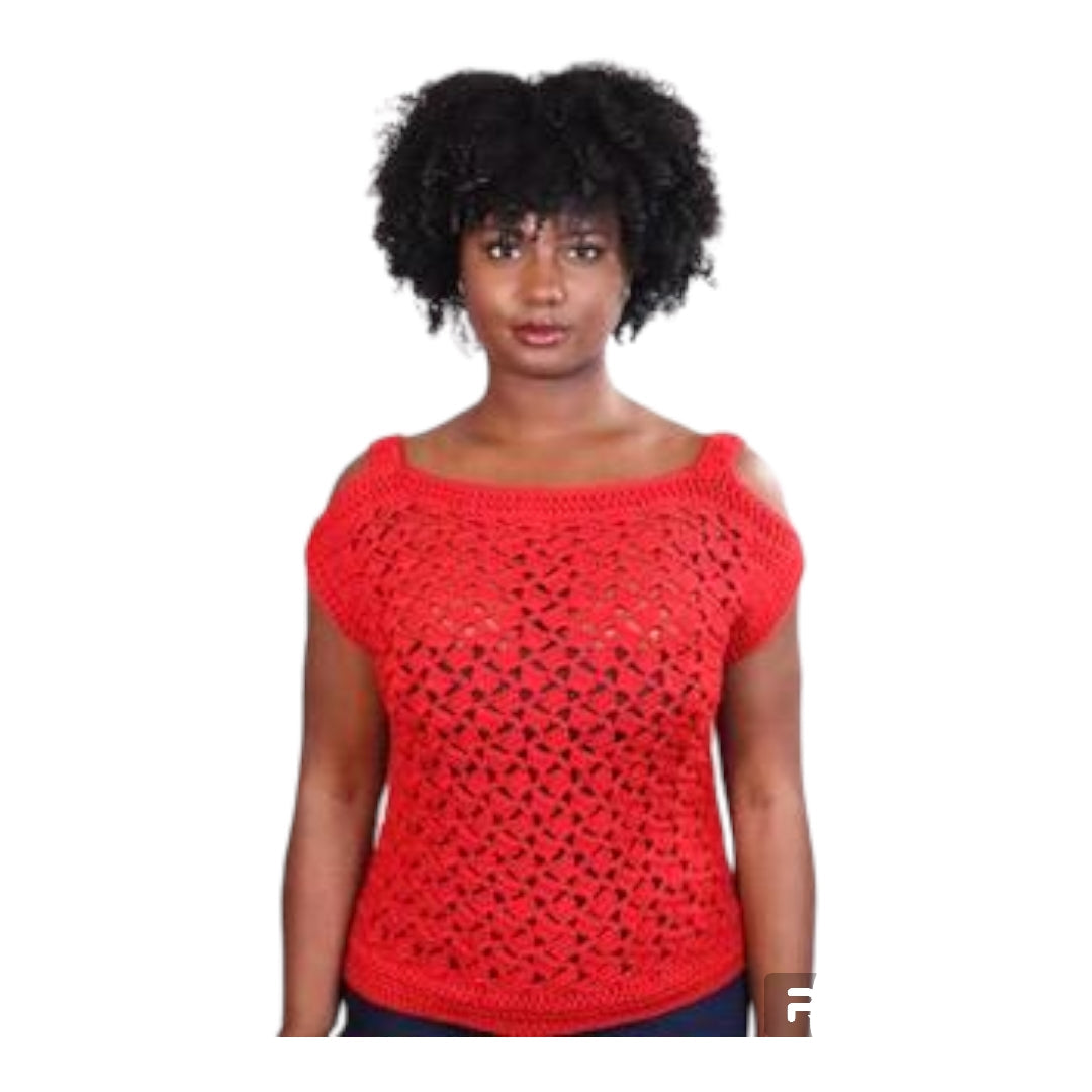 Cabana Cold Shoulder Top