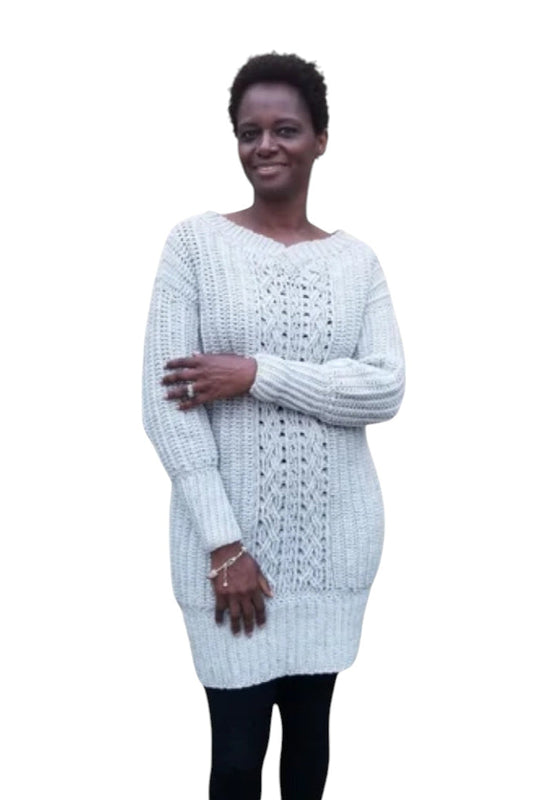 Cable Sweater Dress