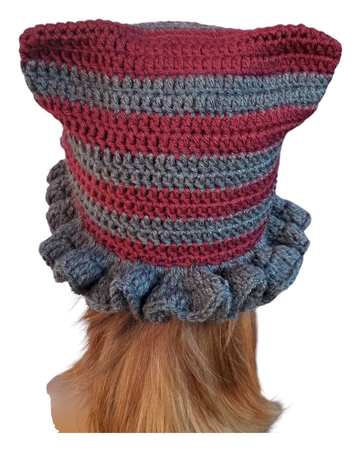 Cat Ear Ruffle Beanie