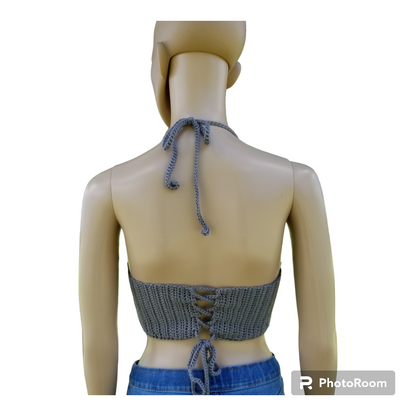 Crop Corset Halter