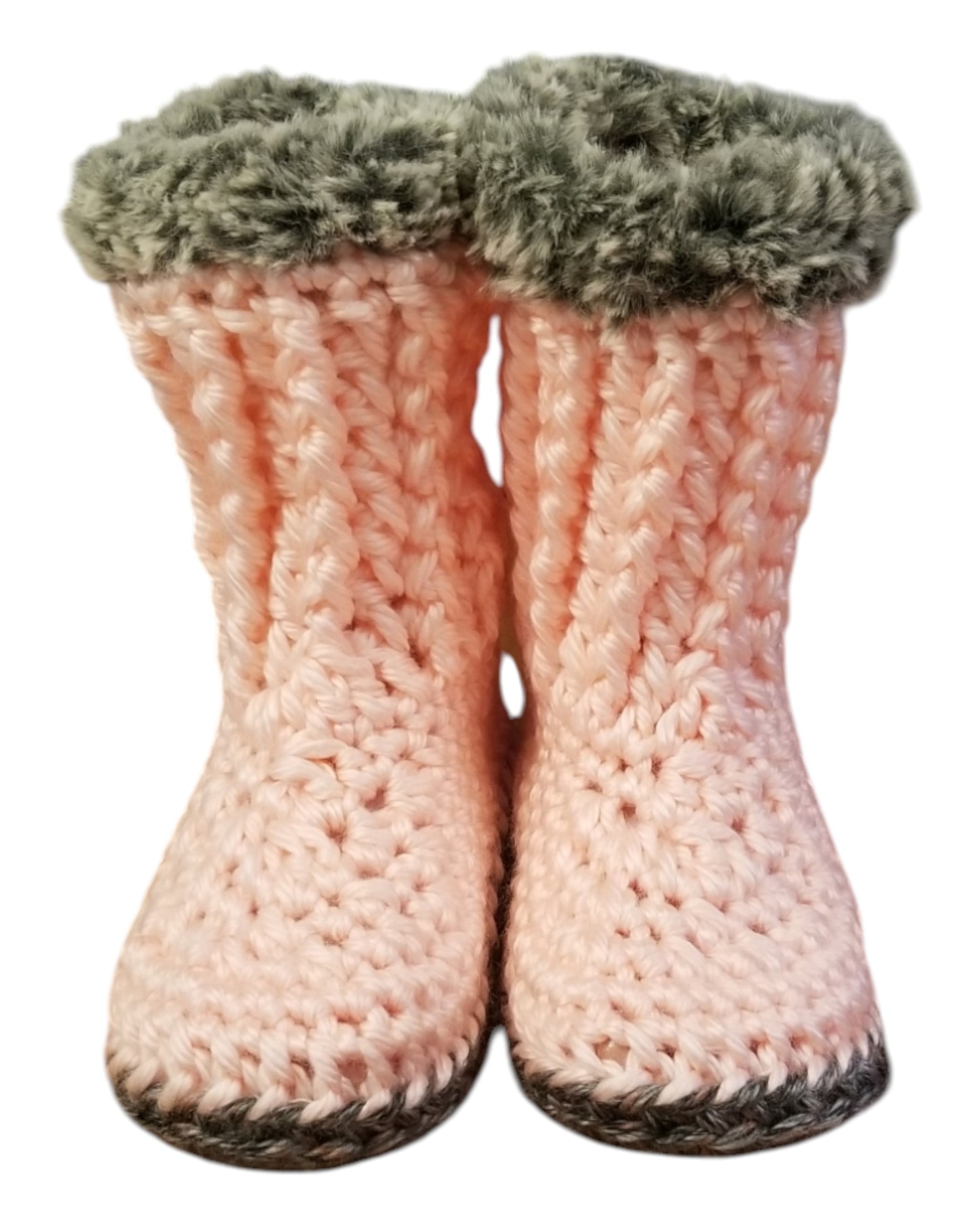 Cozy Slipper Boots (Pink)