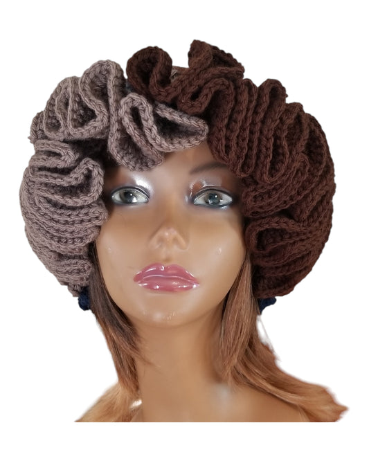 Extreme Ruffle Granny Hat