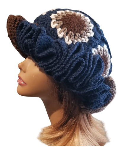 Extreme Ruffle Granny Hat