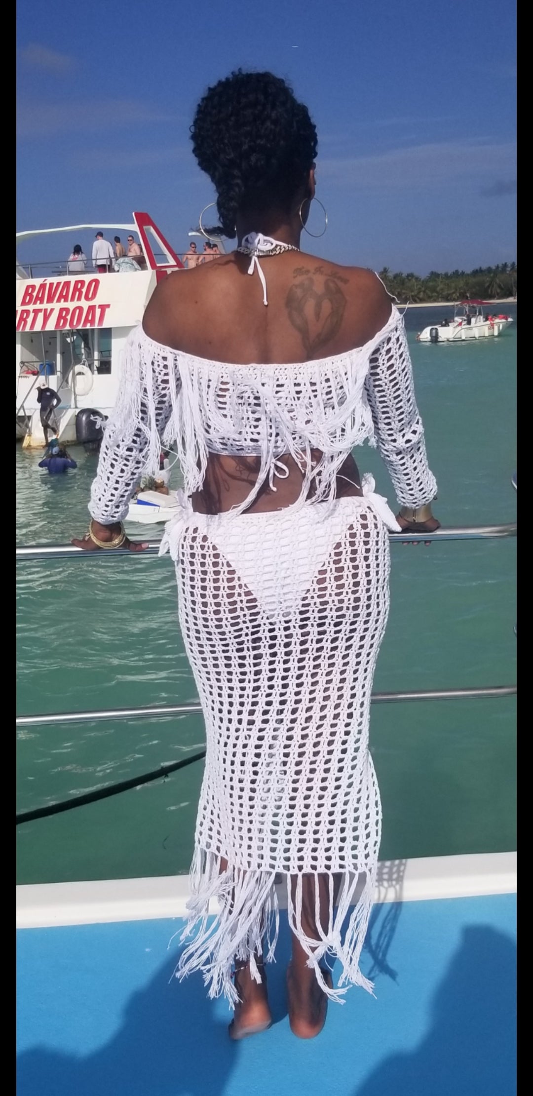 Fringe Two-Piece Cover-Up