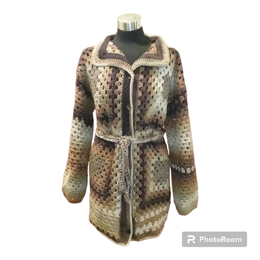 Geometric Cardigan