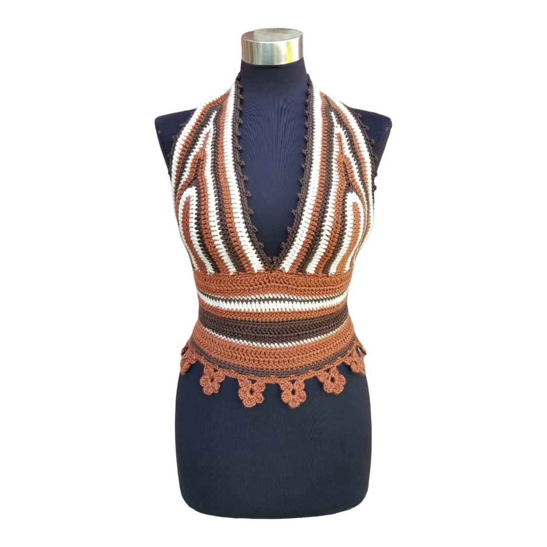 Hippie Striped Halter