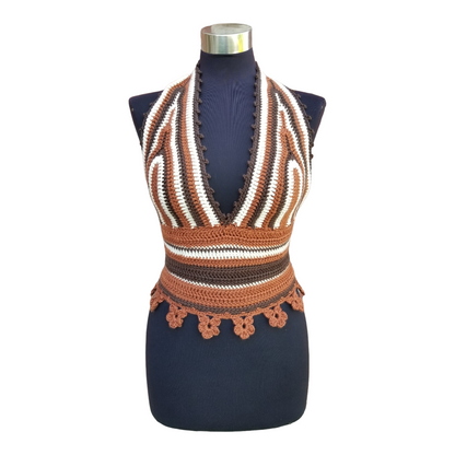 Hippie Striped Halter