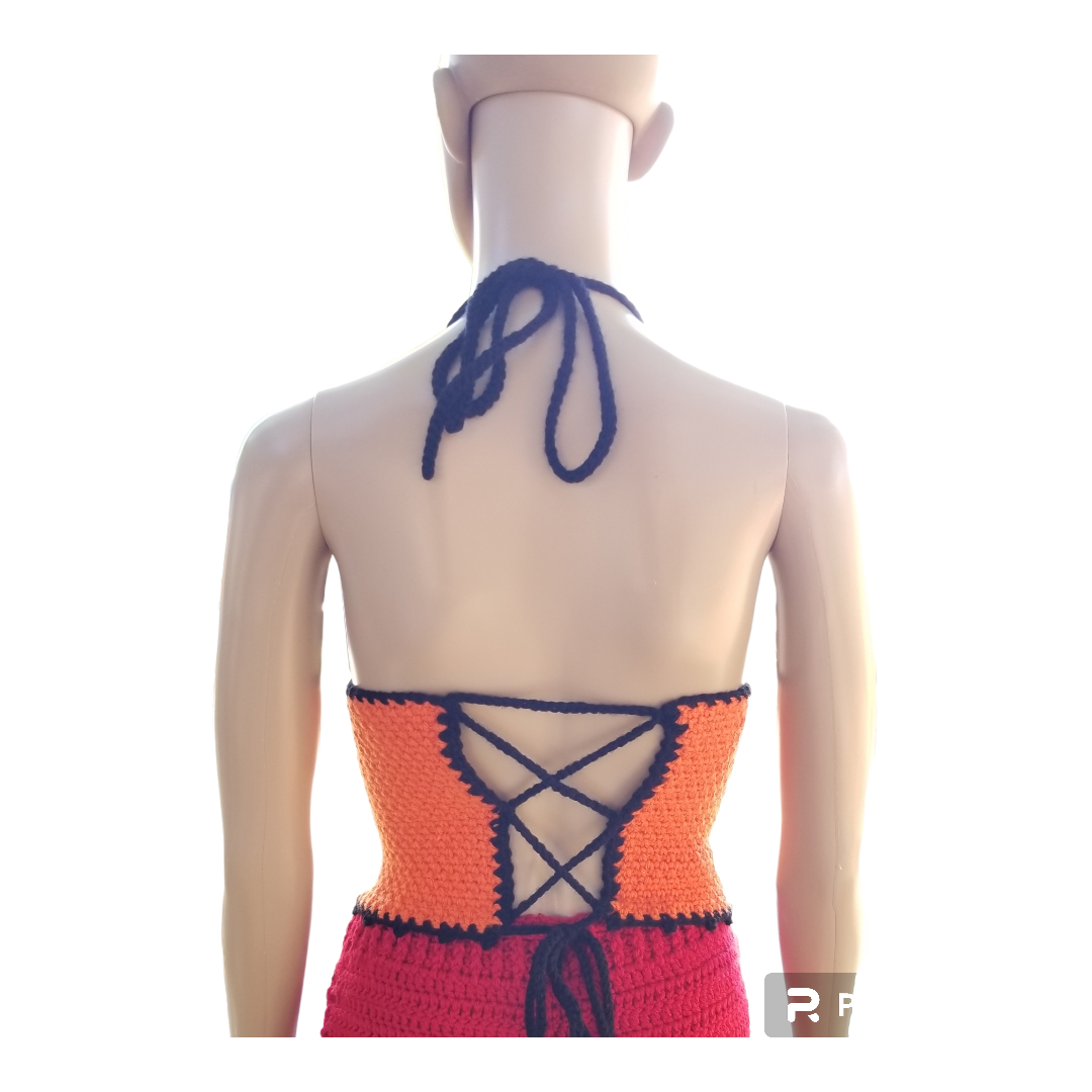 Jack-O-Lantern Halter