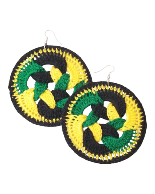 Jamaican Interlocking Earrings