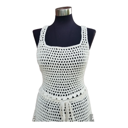 Mesh Skirt Set