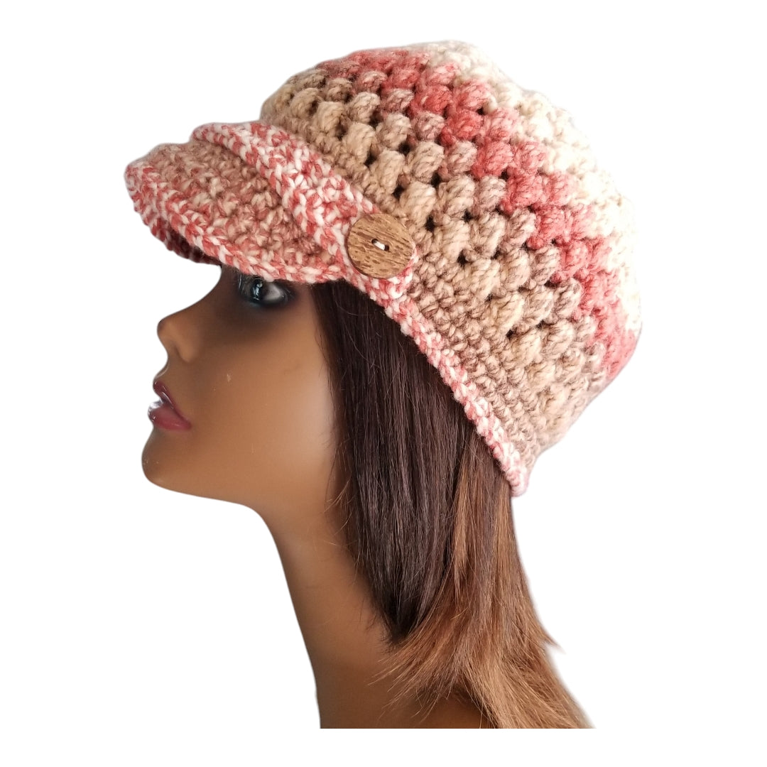 Puffy Newsboy Cap