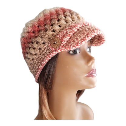 Puffy Newsboy Cap