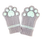 Pawprint Fingerless Gloves