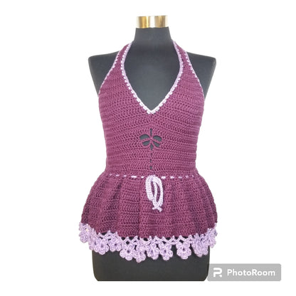 Peplum Halter